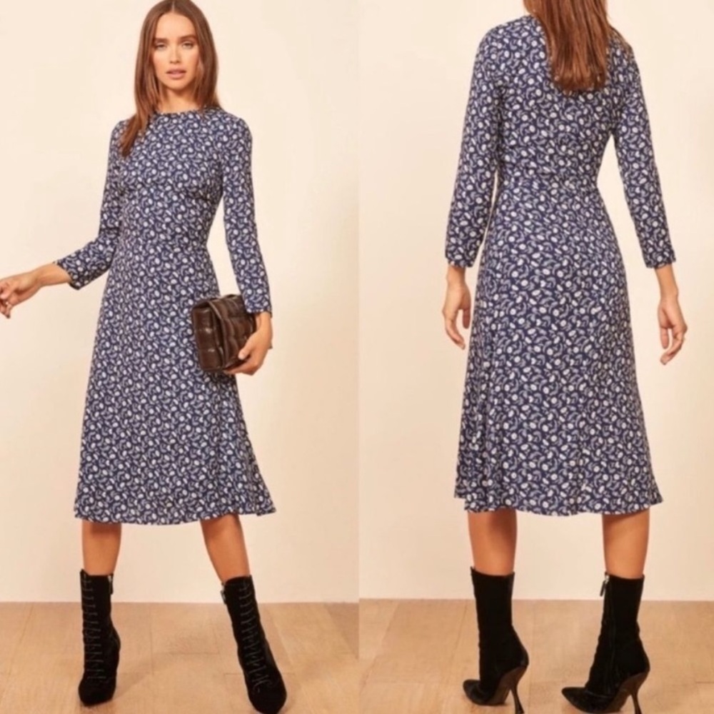 Moon floral monterey reformation dress